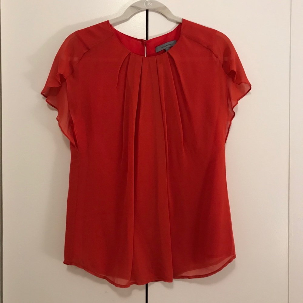 Silk coral top